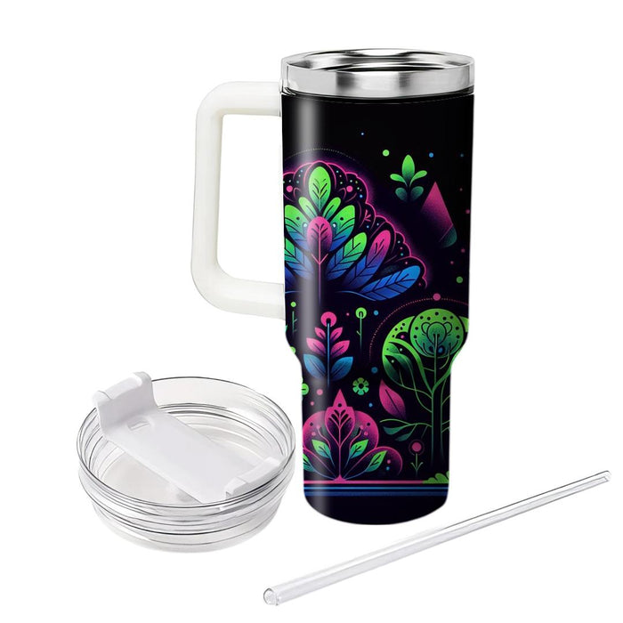 Retro Electric Forest  Custom Tumblers