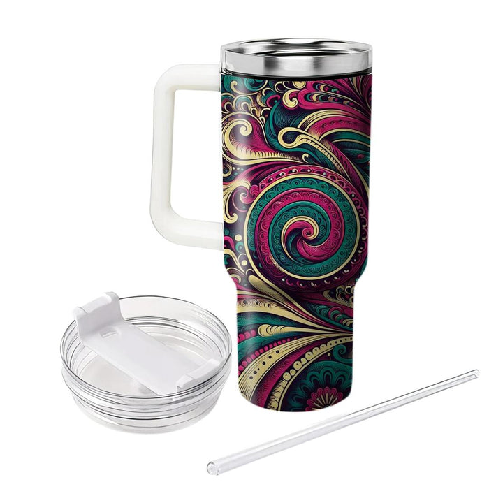 Paisley Groove  Unique Tumblers