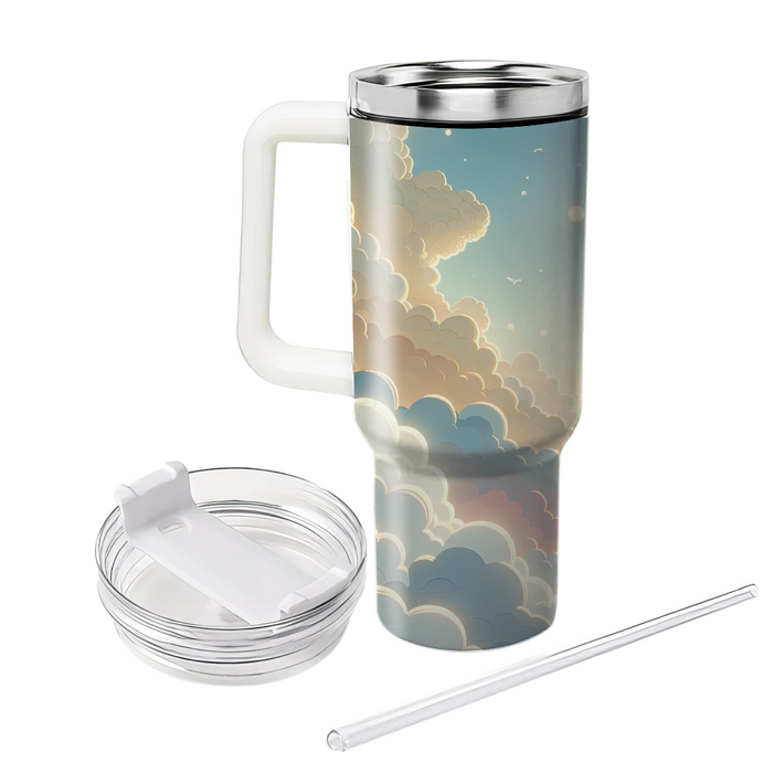 Whimsical Dream Clouds  Custom Tumblers