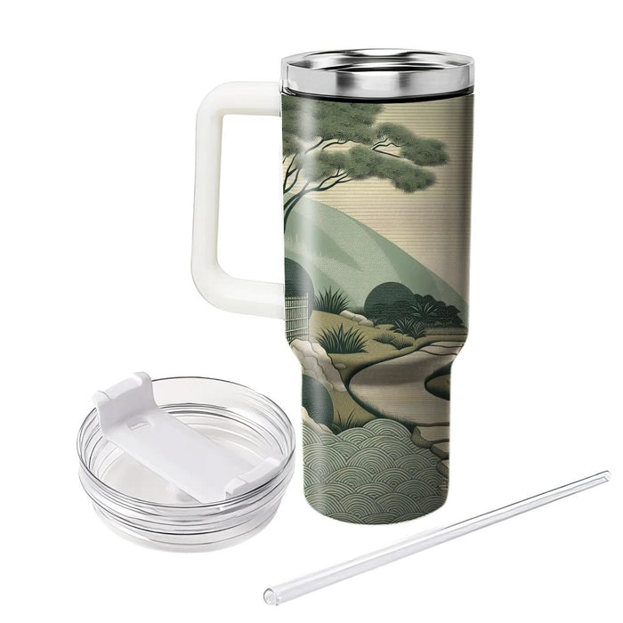 Tranquil Zen Garden  Personalized Tumblers