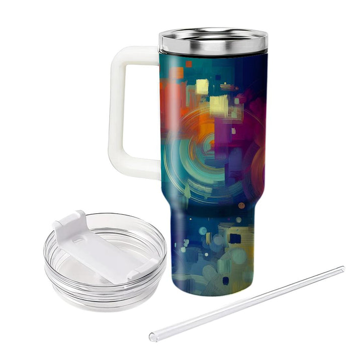 Trendy Brush Stroke  Tumbler Cups