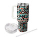 Bold Aztec Pattern  Insulated Tumblers