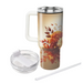 Autumn Blooms Delight  Unique Tumblers