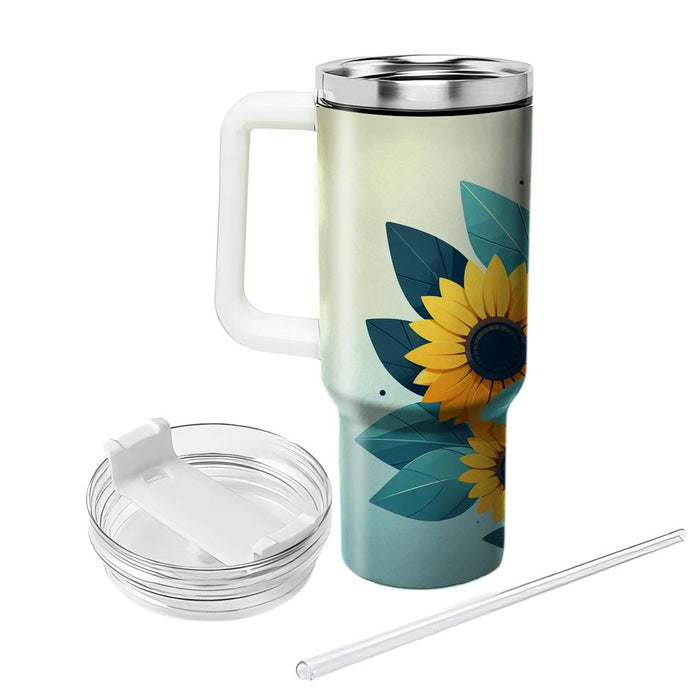 Sunflower Serenity  Insulated Tumblers