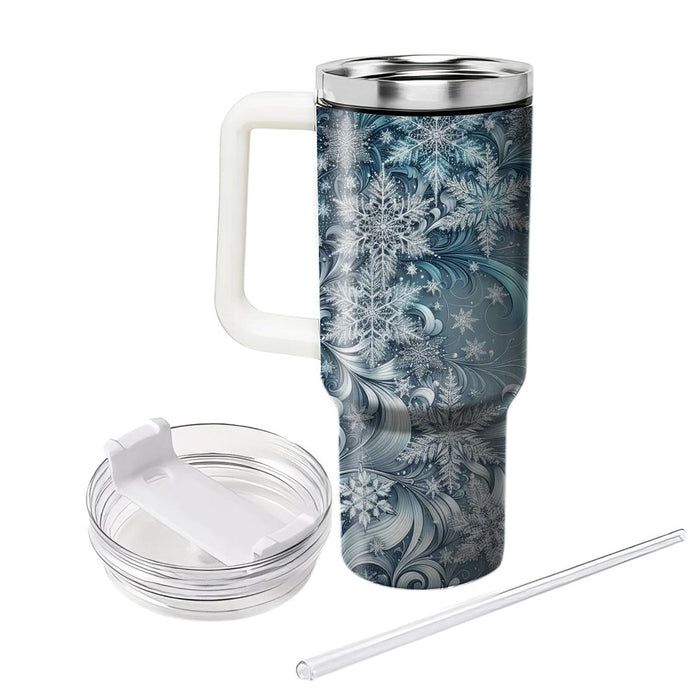 Winter Crystal Snowflake  Insulated Tumblers