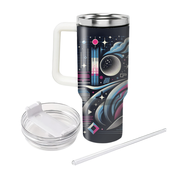 Galactic Wave  Tumblers With Lids