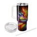 Vibrant Rainbow Rays  Tumbler Cups