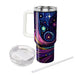 Retro Neon Galaxy  Personalized Tumblers