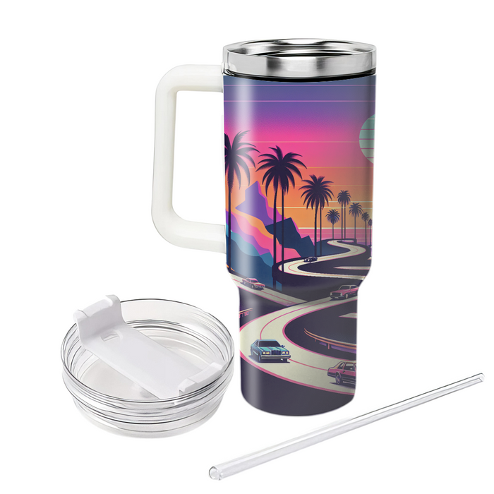 Sunset Drive  Tumblers With Lids