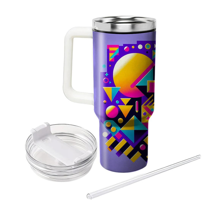 Vibrant Geometry  Tumblers With Lids