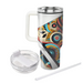 Vibrant Tribal Patterns Tumblers With Lids