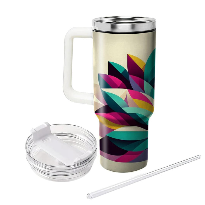 Vivid Geometric Petals  Tumblers For Gifts