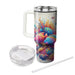 Vivid Rainbow Fish  Tumblers With Lids