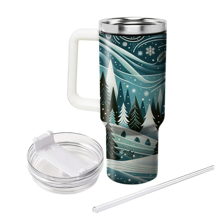 Winter Forest Whispers  Custom Tumblers