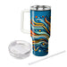 Bright Abstract Swirls  Insulated Tumblers