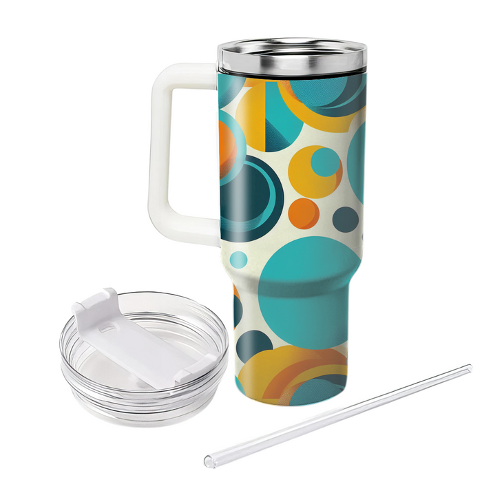 Retro Circle Pop Tumbler Cups