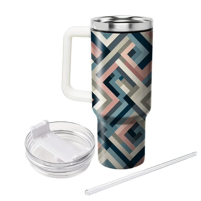 Geometric Diamond Layer  Decorative Tumblers