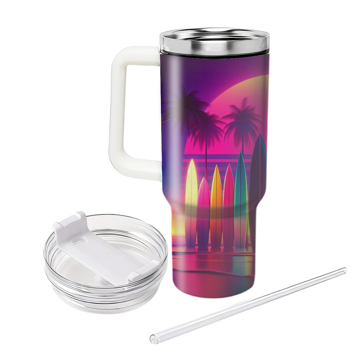 Synthwave Surf  Custom Tumblers