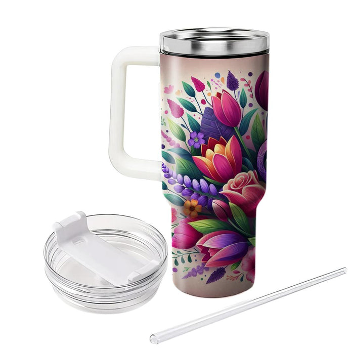 Floral Fantasy - International Women’s Day  Decorative Tumblers