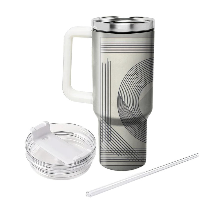 Elegant Minimalist Lines  Decorative Tumblers