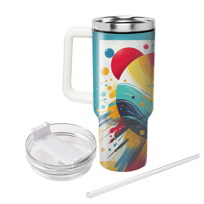 Abstract Splash Of Color  Tumblers For Gifts