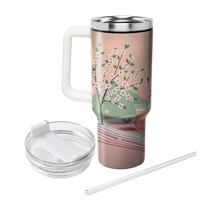 Spring Zen Blossom  Decorative Tumblers