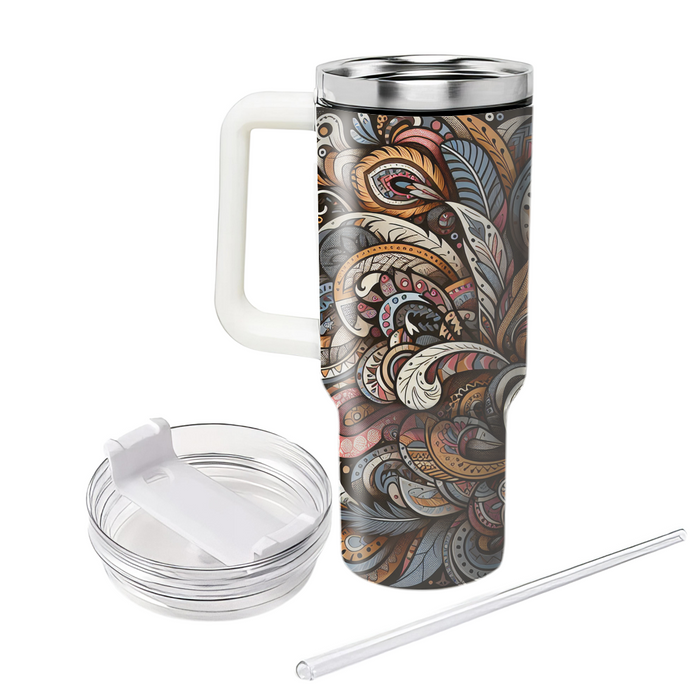 Funky Bohemian Patterns Travel Tumblers