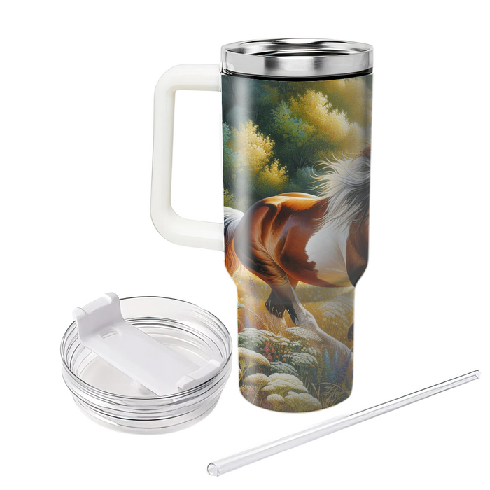 Wild Horse Gallop  Personalized Tumblers