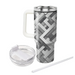 Interlocking Square Motifs  Insulated Tumblers