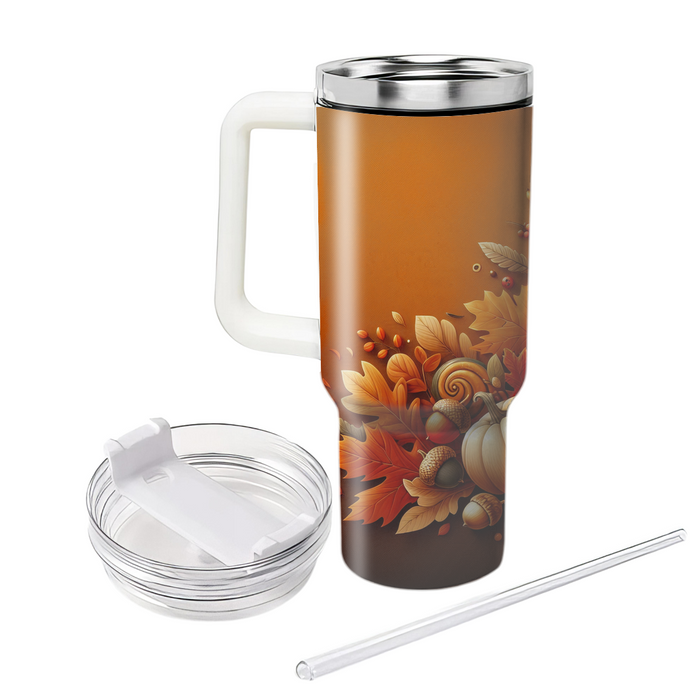 Autumn Harvest Festivity  Tumbler Cups