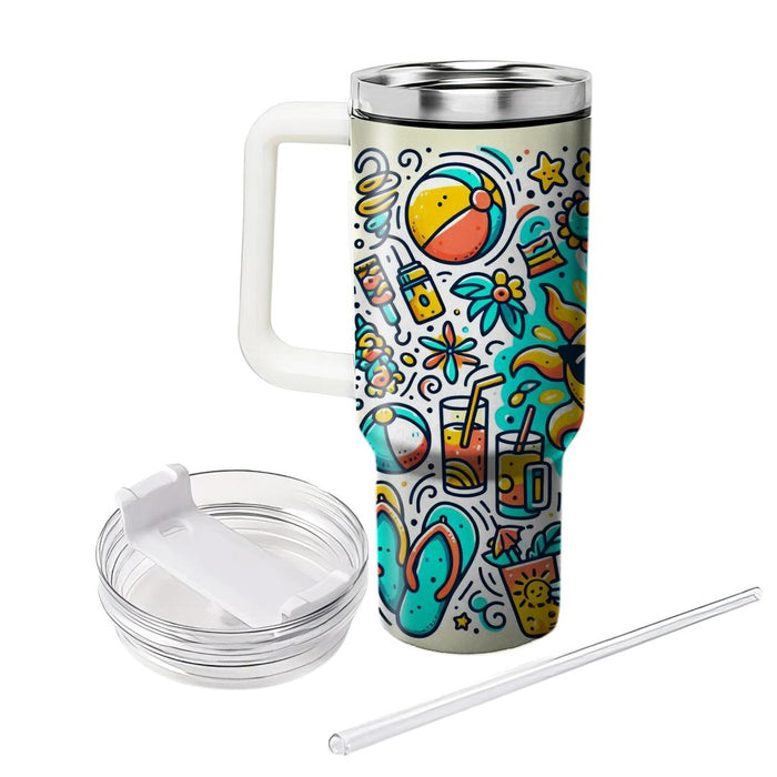 Frolicsome Summer - Festival Of Joy  Custom Tumblers