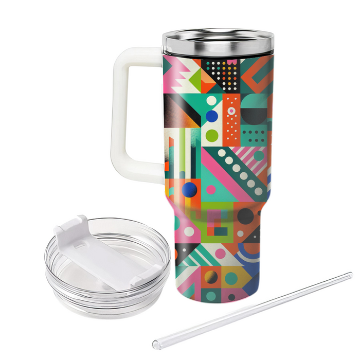 Funky Retro Patterns  Personalized Tumblers