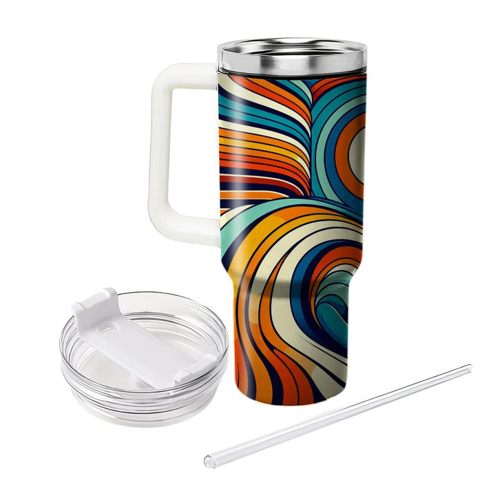 Bold Stripe Bliss  Insulated Tumblers