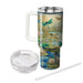 Artistic Dragonfly Dance  Travel Tumblers