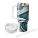 Sleek Wave Pattern  Personalized Tumblers