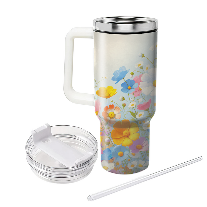 Whimsical Flower Meadow  Insulated Tumblers