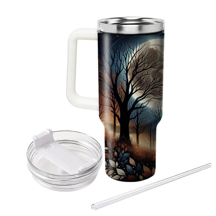 Autumn Moonlit Path  Tumblers For Gifts