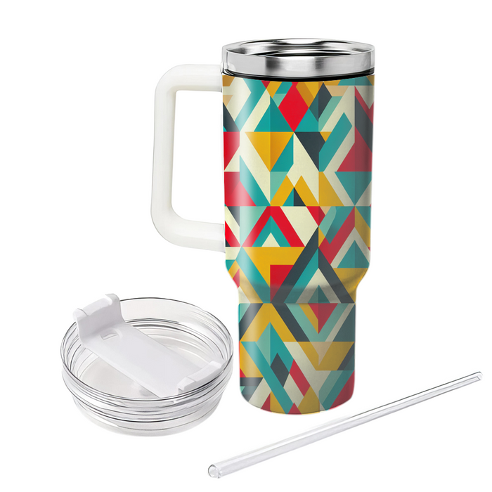 Retro Triangular Pop  Unique Tumblers