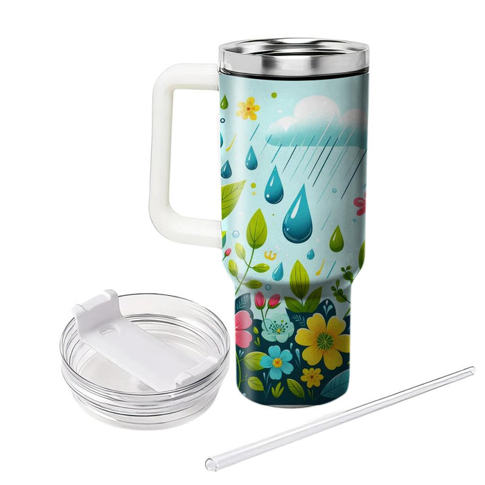 Fresh Spring Rain  Travel Tumblers