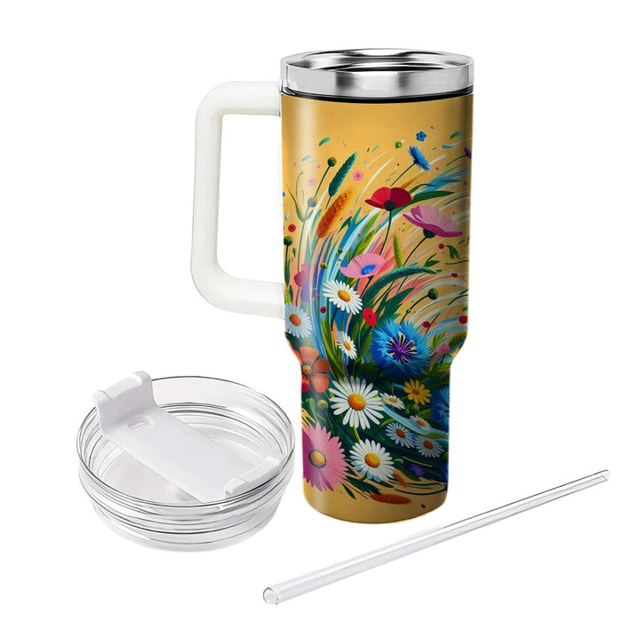 Wildflower Whirlwind  Custom Tumblers