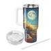 Autumn Moonlit Harvest  Personalized Tumblers