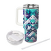 Artistic Triangle Mosaic  Decorative Tumblers