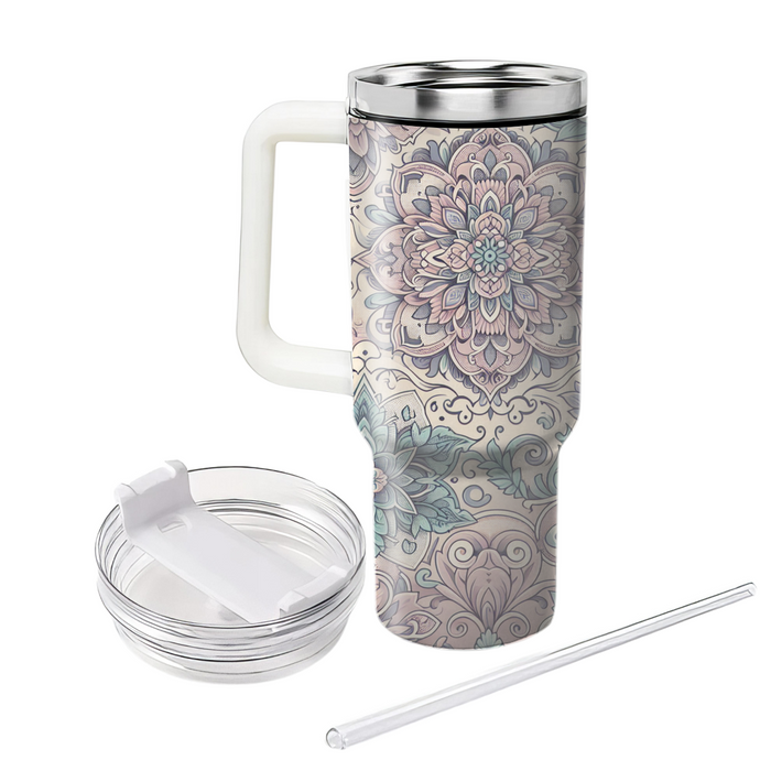 Floral Lace Overlay  Unique Tumblers