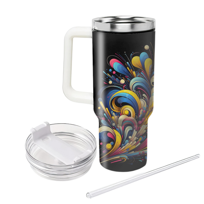 Whirlwind Of Festivities - A Colorful Celebration  Travel Tumblers