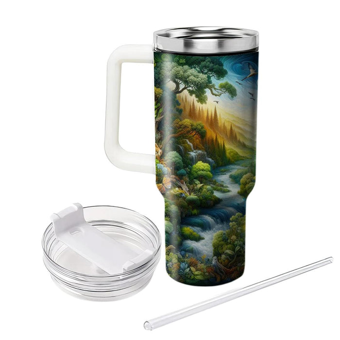 Unity In Nature - An Earth Day  Design Custom Tumblers