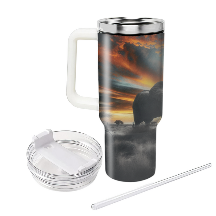 Majestic Elephant Journey  Tumblers For Gifts