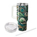 Artful Spiral Pattern  Custom Tumblers