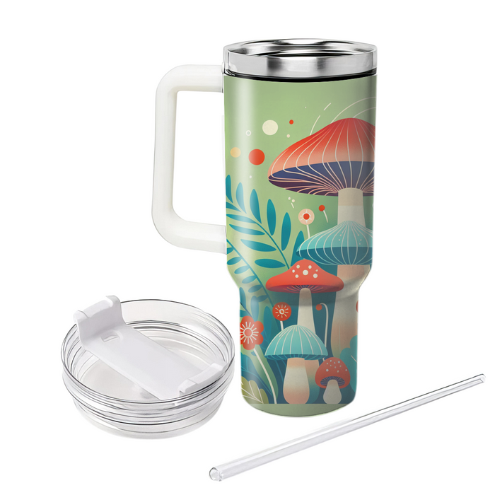 Whimsical Mushroom Garden  Custom Tumblers