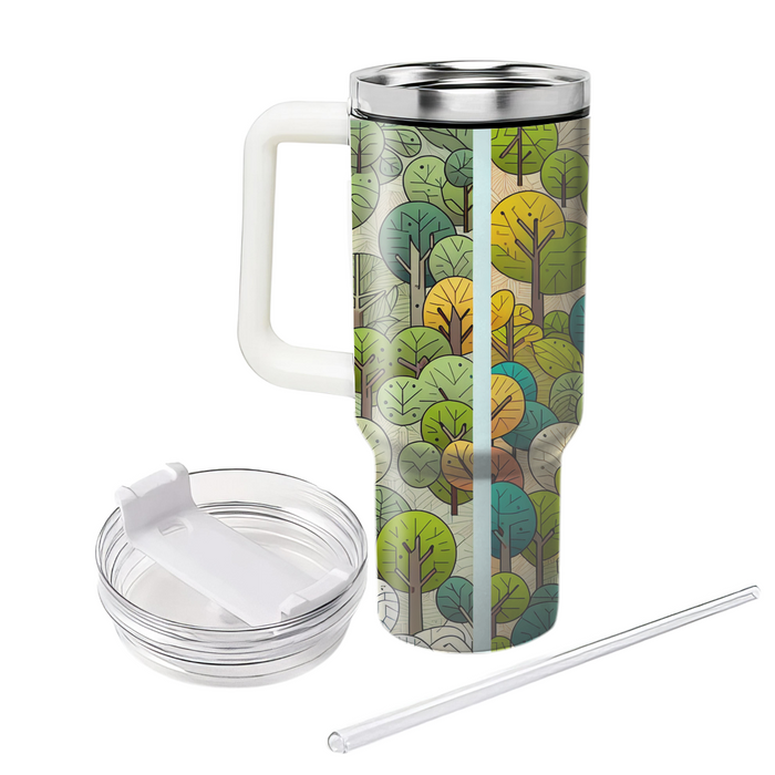 Whimsical Tree Patterns  Custom Tumblers