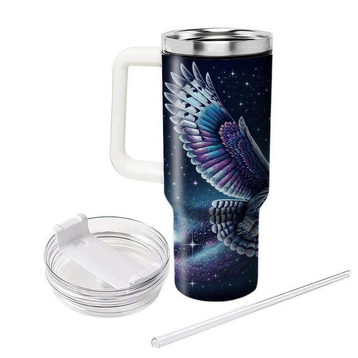 Galactic Owl Galaxy  Custom Tumblers